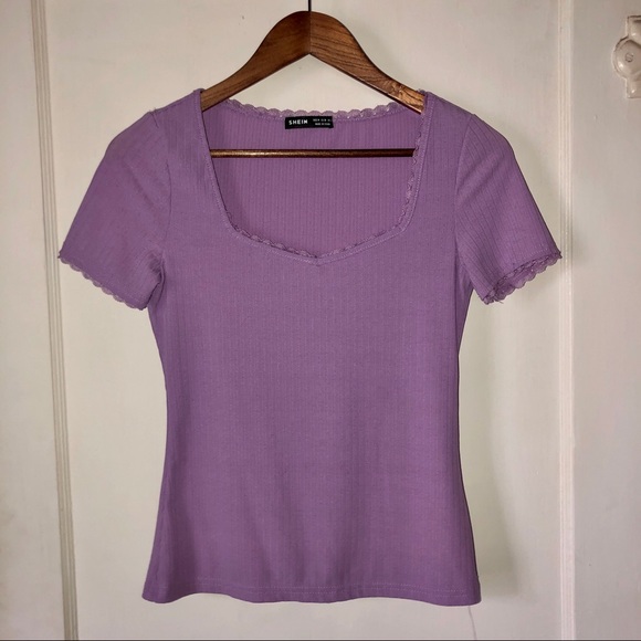 Sexy Purple Cottagecore Top - Picture 1 of 3